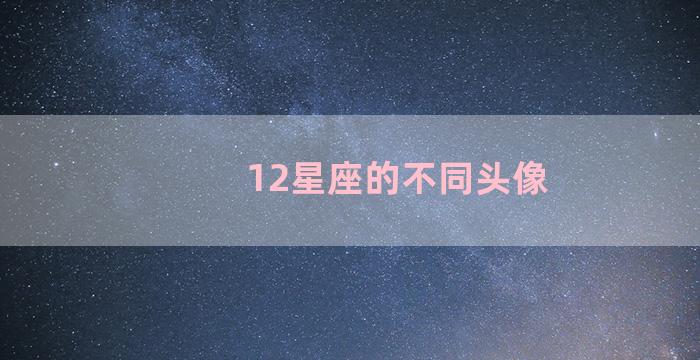 12星座的不同头像