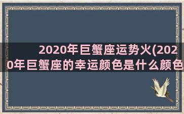 2020年巨蟹座运势火(2020年巨蟹座的幸运颜色是什么颜色)