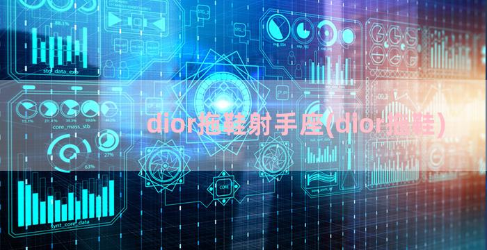 dior拖鞋射手座(dior拖鞋)